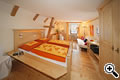 Blaue Suite groß, Schlafzimmer